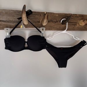 Victoria Secret black two piece swimsuit